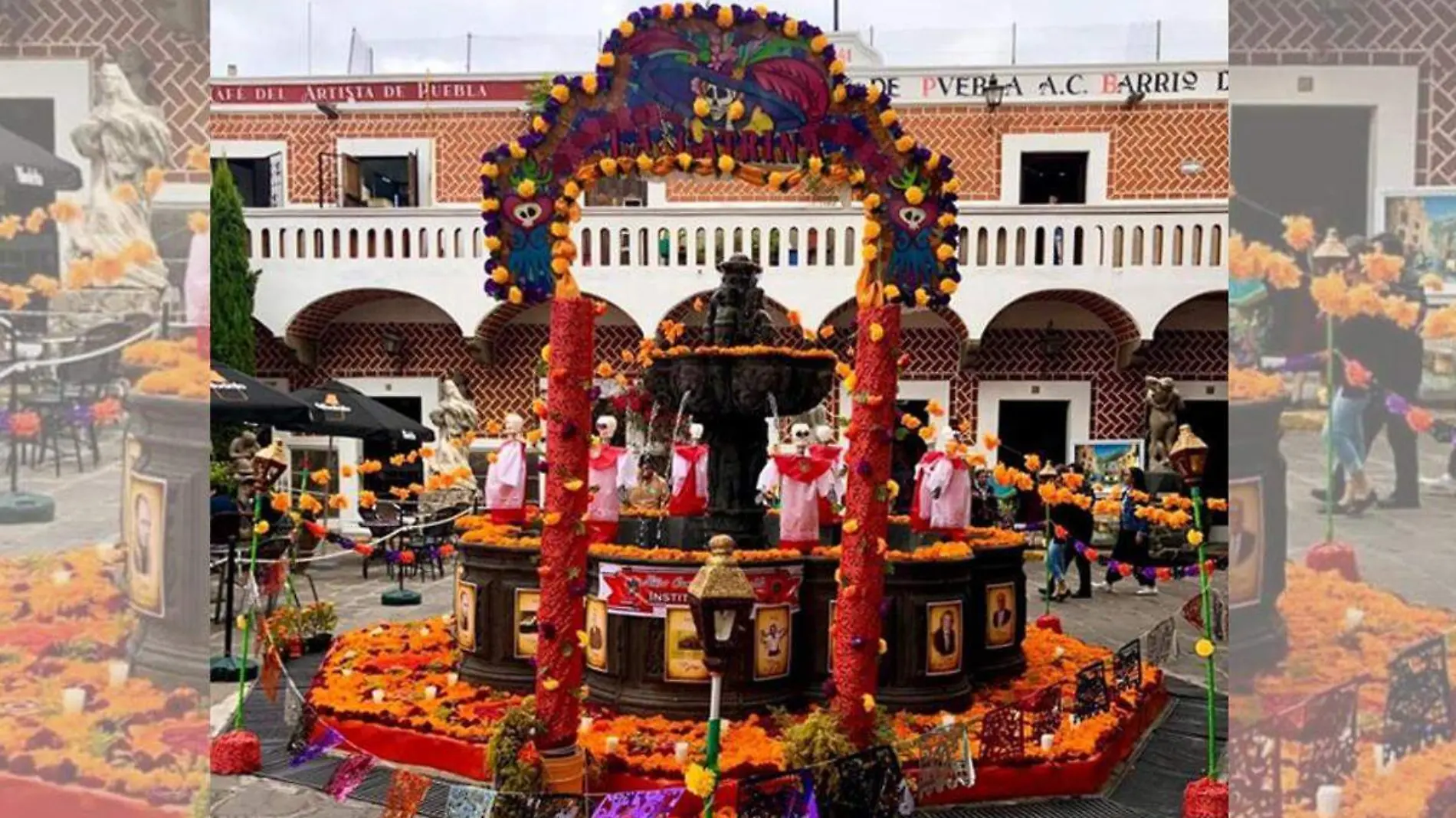 eventos de dia de muertos en el Barrio del Artista